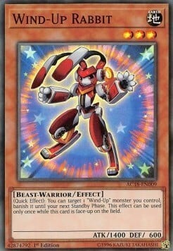 Wind-Up Rabbit Card Front