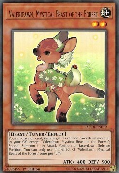 Valericerbiatto, Bestia Mistica della Foresta Card Front