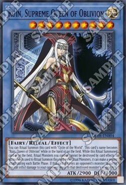 Ruin, Suprema Regina dell'Oblio Card Front