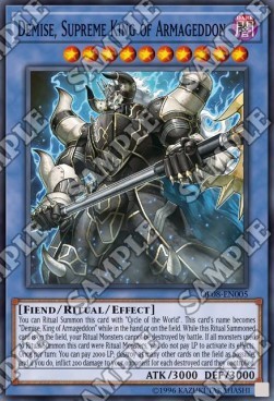 yugioh card of demise Demise, King of Armageddon (UTR) [SOI-EN035] Ultimate Rare