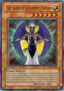The Agent of Judgment - Saturn Card Front