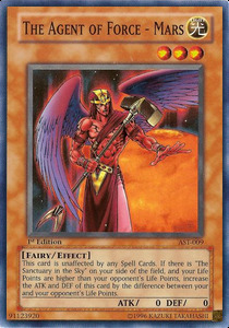 The Agent of Force - Mars Card Front
