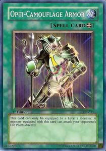 Opti-Camouflage Armor Card Front