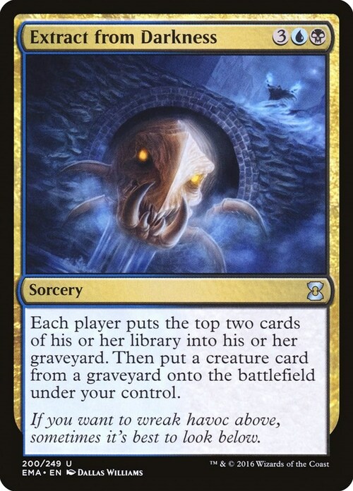 Extract from Darkness Card Front