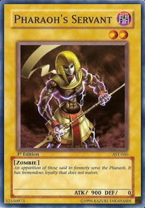 Pharaoh's Servant Card Front
