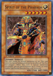 Spirit of the Pharaoh Card Front