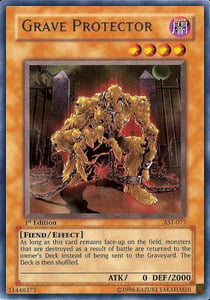 Grave Protector Card Front