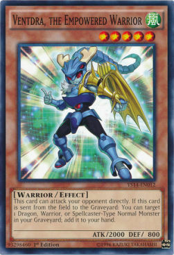 Ventdra, the Empowered Warrior Card Front
