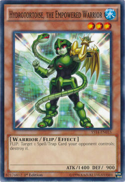 Hydrotortoise, the Empowered Warrior Card Front