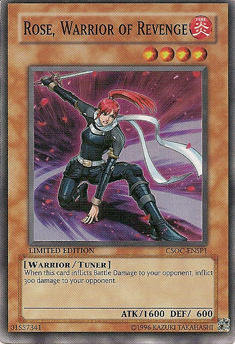 Rose, Warrior of Revenge Card Front