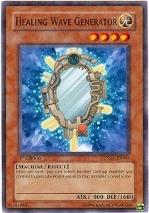 Healing Wave Generator Card Front