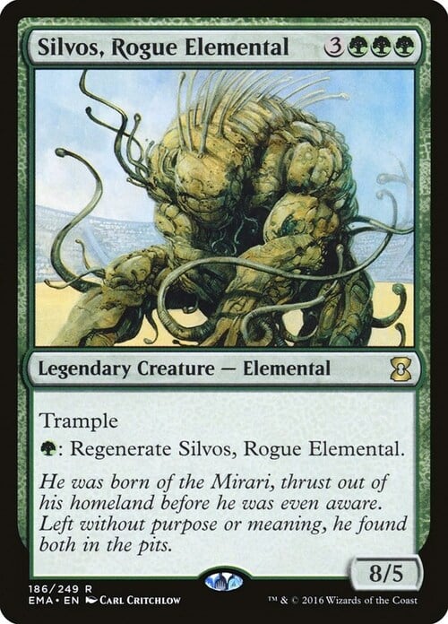 Silvos, Rogue Elemental Card Front