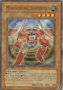 Morphtronic Boomboxen Card Front