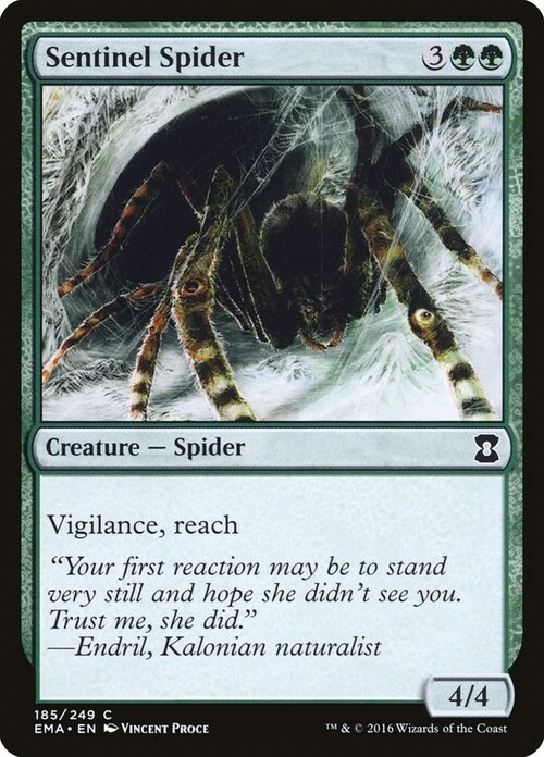 Sentinel Spider Card Front