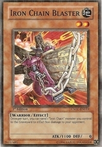 Iron Chain Blaster Card Front