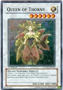 Queen of Thorns Card Front