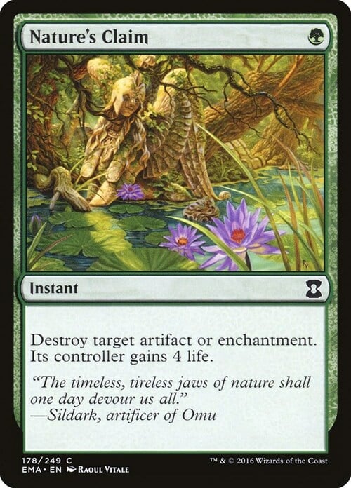 Nature's Claim Card Front