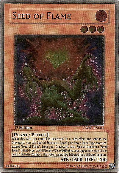 Seed of Flame Card Front