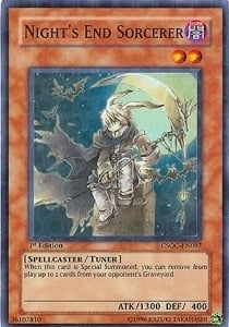 Night's End Sorcerer Card Front