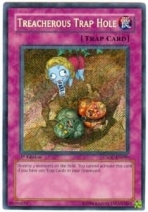 Treacherous Trap Hole Card Front