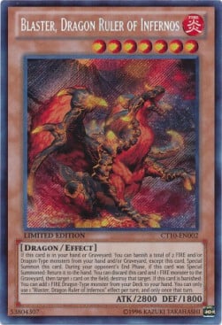 Blaster, Dragon Ruler of Infernos Card Front