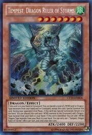 Tempest, Dragon Ruler of Storms · Secret Rare 004sec