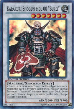 Karakuri Shogun mdl 00 "Burei" Card Front
