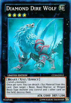 Diamond Dire Wolf Card Front