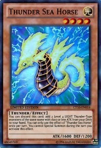 Thunder Sea Horse Card Front