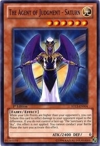 The Agent of Judgment - Saturn Card Front