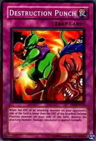 Destruction Punch Card Front