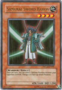 Barone Spada Samurai Card Front