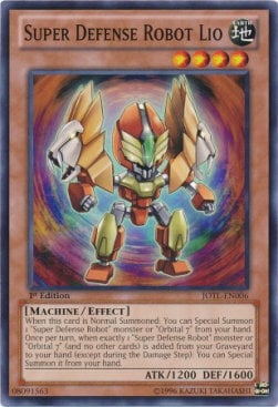 Super Robot da Difesa Leone Card Front