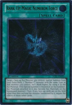 Rank-Up-Magic Numeron Force Card Front
