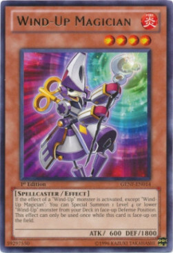 Wind-Up Magician Card Front