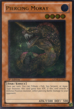 Piercing Moray Card Front