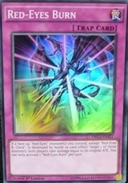 Red-Eyes Burn · Super Rare 021