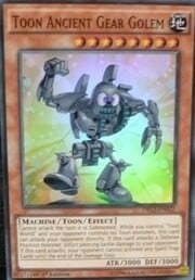 Toon Ancient Gear Golem · Super Rare 022