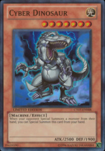 Cyber Dinosaur Card Front