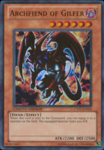 Archfiend of Gilfer Card Front