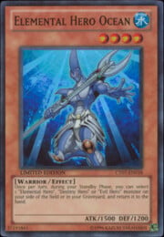Elemental HERO Ocean · Super Rare 018