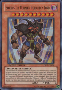 yugioh exodius deck THE ULTIMATE FORBIDDEN LORD YuGiOh Yugi's Legendary Decks Yugi's