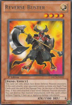 Reverse Buster Card Front
