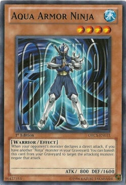 Aqua Armor Ninja Card Front