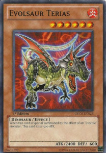 Evolsaur Terias Card Front