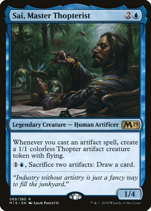 Sai, Master Thopterist Card Front