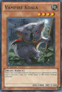 Vampiric Koala Card Front
