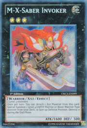 M-X-Saber Invoker · Secret Rare 099sec