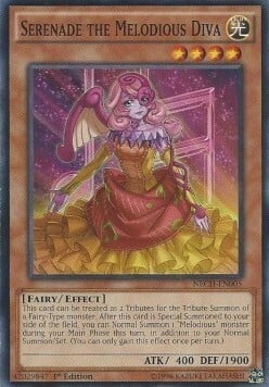 Serenade the Melodious Diva Card Front