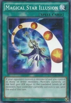 Magical Star Illusion Card Front